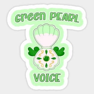 Green Pearl Voice Sticker